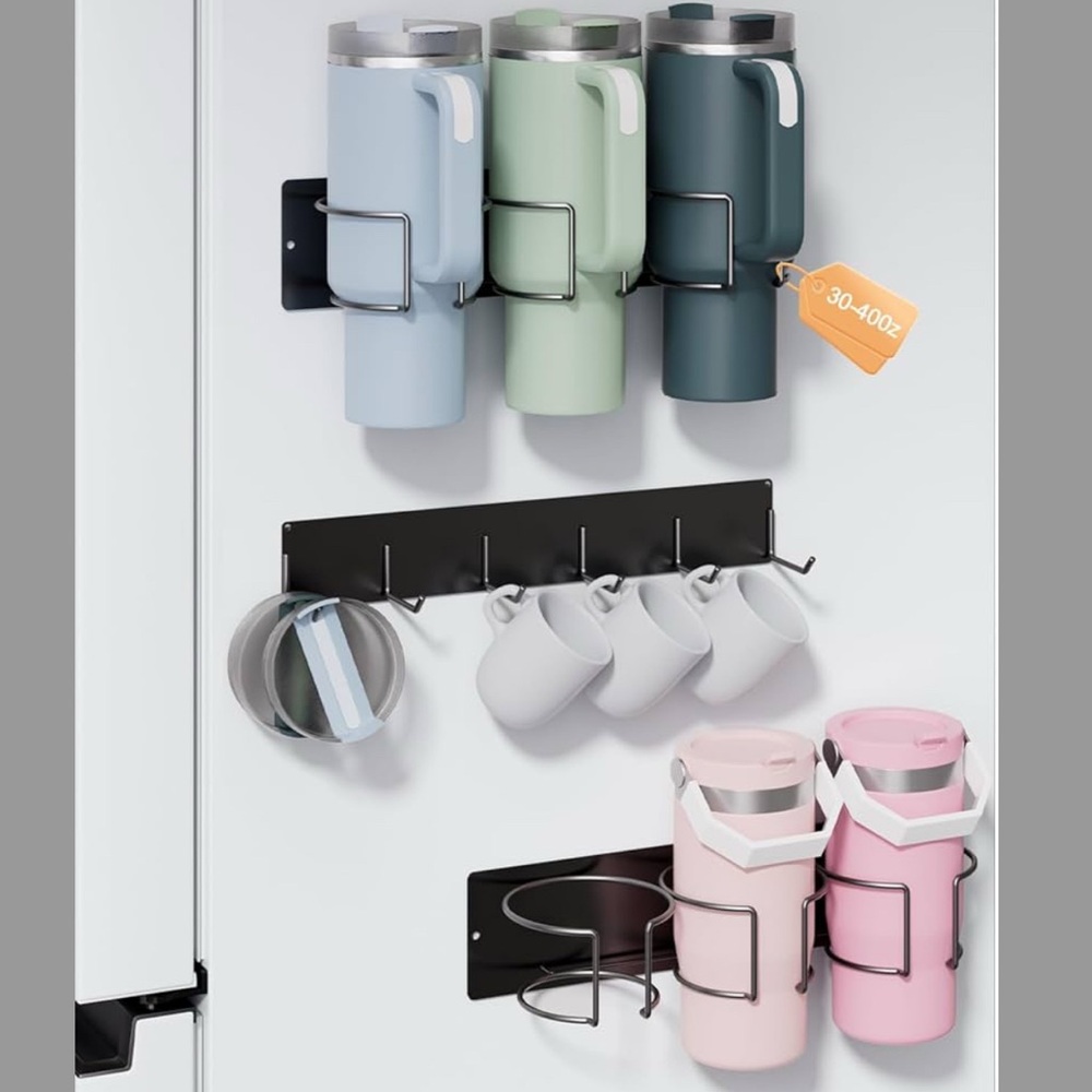 New Set of Colorful Wall-Mounted Bottle Holders